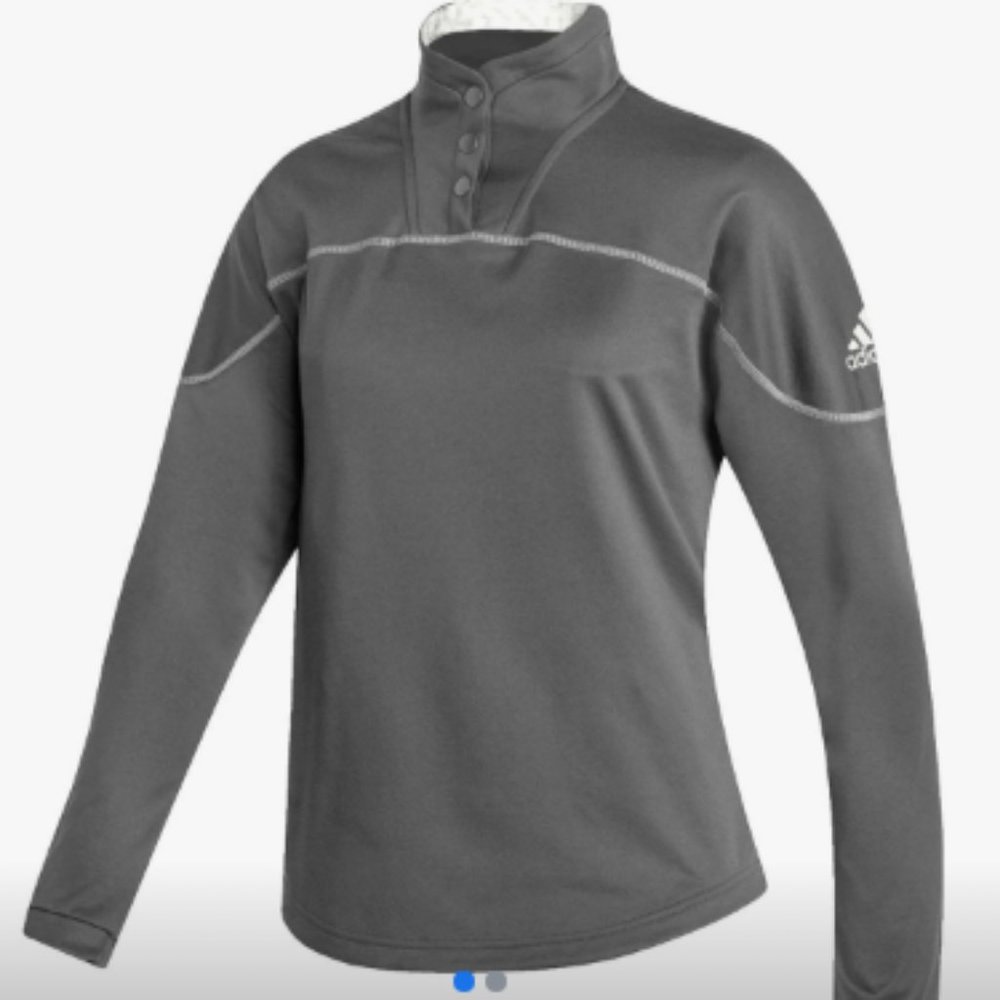 Adidas Women's Stadium 1/4 Snap Long Sleeve Shirt